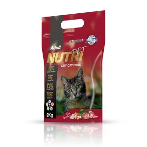 غذای خشک مخصوص گربه بالغ نوتری پت با 29%پروتئین (2کیلویی)